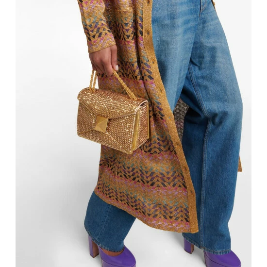 Valentino Metallic Jacquard-knit Cardigan 6 Valentino Metallic Jacquard-knit Cardigan - Image 4