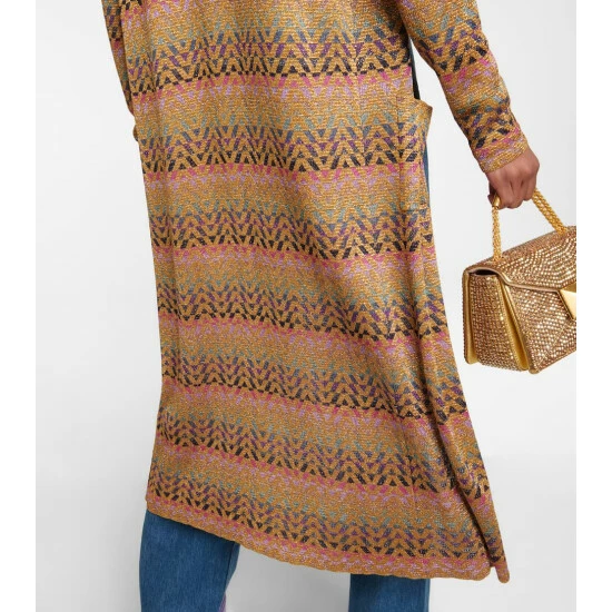 Valentino Metallic Jacquard-knit Cardigan 7 Valentino Metallic Jacquard-knit Cardigan - Image 5