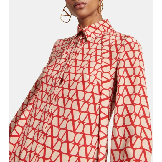 Valentino Toile Iconographe Silk Blouse 5 Valentino Toile Iconographe Silk Blouse - Image 3