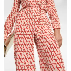 Valentino VLogo-print Wide-leg Silk Pants 8 Valentino VLogo-print Wide-leg Silk Pants -Deals Valentino Store unnamed file 330
