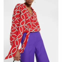 Valentino Chain 1967 Silk Blouse -Deals Valentino Store unnamed file 338