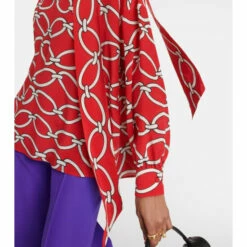 Valentino Chain 1967 Silk Blouse -Deals Valentino Store unnamed file 339