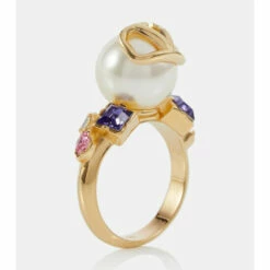 Valentino VLogo Faux Pearl And Crystal Ring 7 Valentino VLogo Faux Pearl And Crystal Ring -Deals Valentino Store unnamed file 351