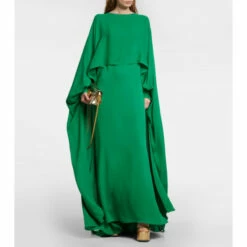 Valentino Caped Cady Couture Gown