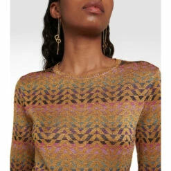 Valentino Metallic Jacquard-knit Sweater -Deals Valentino Store unnamed file 38
