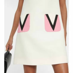 Valentino Wool And Silk Crêpe Minidress -Deals Valentino Store unnamed file 380