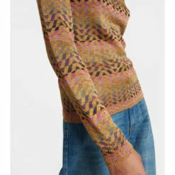 Valentino Metallic Jacquard-knit Sweater -Deals Valentino Store unnamed file 39