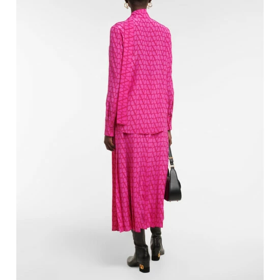 Valentino VLogo Silk Blouse 4 Valentino VLogo Silk Blouse - Image 2