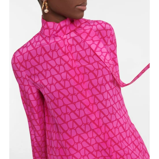 Valentino VLogo Silk Blouse 5 Valentino VLogo Silk Blouse - Image 3