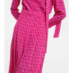 Valentino VLogo Silk Midi Skirt -Deals Valentino Store unnamed file 408