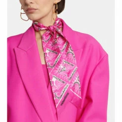 Valentino Printed Silk Twill Scarf