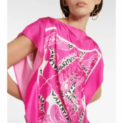 Valentino Scarf-print Silk Top -Deals Valentino Store unnamed file 428