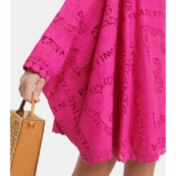 Valentino Cutwork One-shoulder Cotton-blend Minidress -Deals Valentino Store unnamed file 437