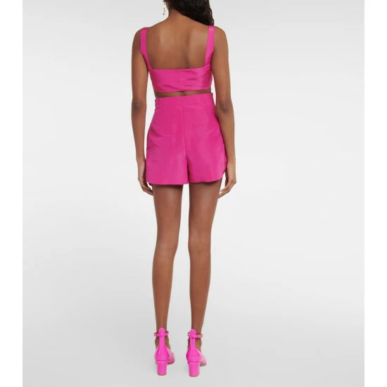 Valentino High-rise Silk Shorts 4 Valentino High-rise Silk Shorts - Image 2