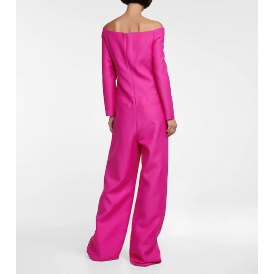 Valentino Crêpe Couture Off-shoulder Jumpsuit 4 Valentino Crêpe Couture Off-shoulder Jumpsuit - Image 2
