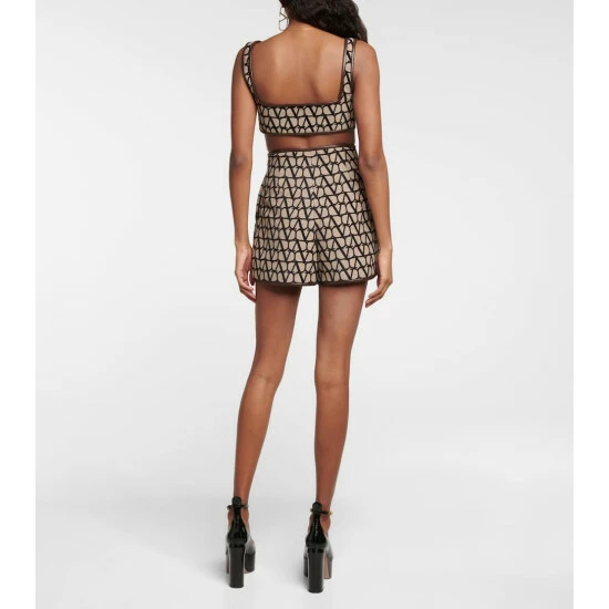 Valentino Toile Iconographe Crop Top 4 Valentino Toile Iconographe Crop Top - Image 2