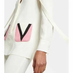 Valentino Tie-neck Silk Shirt -Deals Valentino Store unnamed file 494