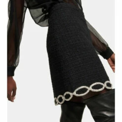 Valentino Embellished Tweed Miniskirt -Deals Valentino Store unnamed file 520