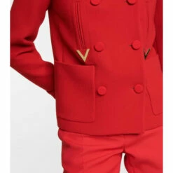 Valentino Wool Crêpe VLogo Pea Coat -Deals Valentino Store unnamed file 528