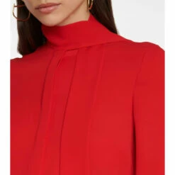 Valentino Tie-neck Silk Georgette Blouse -Deals Valentino Store unnamed file 531