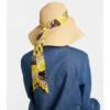 Valentino Scarf-trimmed Raffia Sun Hat 1 Valentino Scarf-trimmed Raffia Sun Hat -Deals Valentino Store unnamed file 54