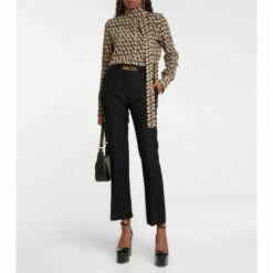 Valentino VLogo Silk Blouse