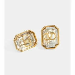 Valentino VLogo Signature Crystal Earrings -Deals Valentino Store unnamed file 566