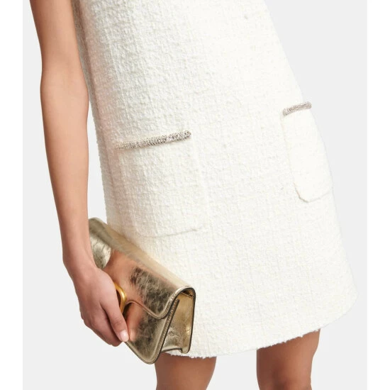 Valentino Embellished Tweed Minidress 6 Valentino Embellished Tweed Minidress - Image 4