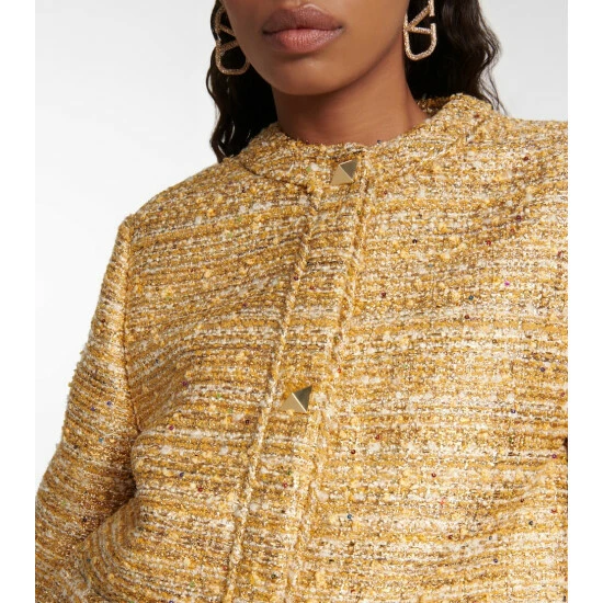 Valentino Sequined Metallic Tweed Jacket 5 Valentino Sequined Metallic Tweed Jacket - Image 3