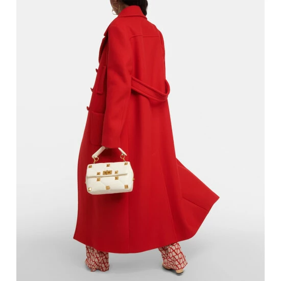 Valentino Wool-blend Double-breasted Coat 4 Valentino Wool-blend Double-breasted Coat - Image 2