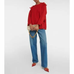 Valentino Bow-embellished Virgin Wool Sweater