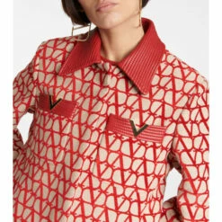 Valentino Logo Leather-trimmed Canvas Coat -Deals Valentino Store unnamed file 630