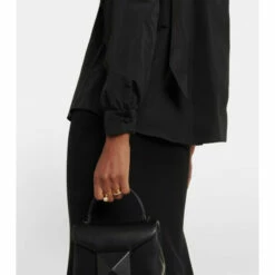 Valentino Scarf Neckline Cotton-blend Shirt 10 Valentino Scarf Neckline Cotton-blend Shirt -Deals Valentino Store unnamed file 651