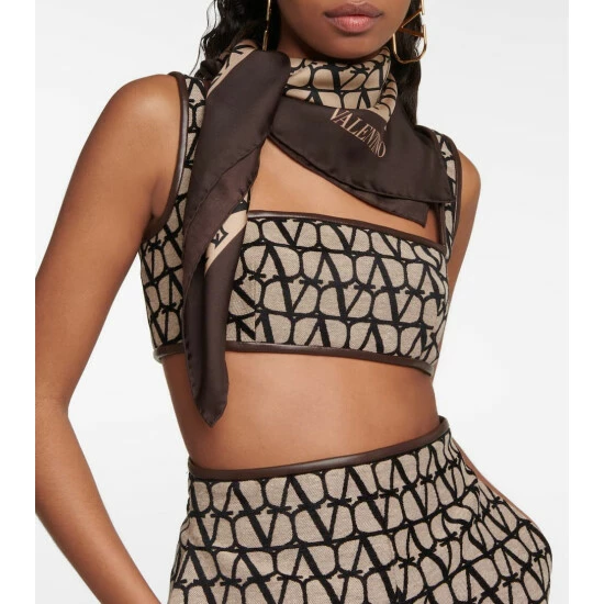 Valentino Toile Iconographe Silk Twill Scarf 3 Valentino Toile Iconographe Silk Twill Scarf