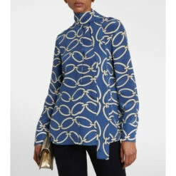 Valentino Chain 1967 Printed Silk Blouse -Deals Valentino Store unnamed file 693