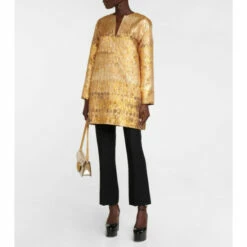 Valentino VLogo Chain Wool And Silk Pants