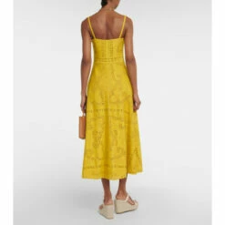 Valentino Cutwork Cotton-blend Midi Dress -Deals Valentino Store unnamed file 711