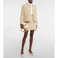 Valentino Embellished Tweed Jacket