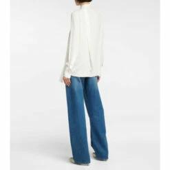 Valentino Tie-neck Silk Blouse -Deals Valentino Store unnamed file 732