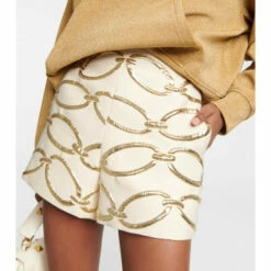 Valentino Chain 1967 Brocade Shorts -Deals Valentino Store unnamed file 767