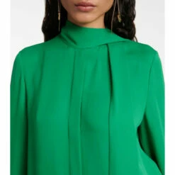 Valentino Tie-neck Silk Blouse -Deals Valentino Store unnamed file 774