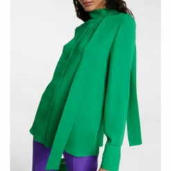 Valentino Tie-neck Silk Blouse -Deals Valentino Store unnamed file 776