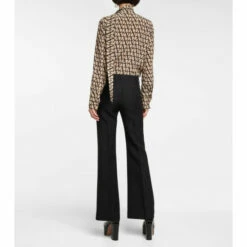 Valentino High-rise Wool And Silk Pants 6 Valentino High-rise Wool And Silk Pants -Deals Valentino Store unnamed file 783
