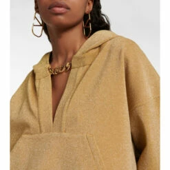 Valentino VLogo Embellished Lamé Hoodie 7 Valentino VLogo Embellished Lamé Hoodie -Deals Valentino Store unnamed file 787