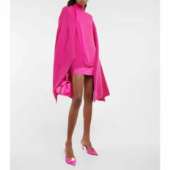 Valentino Cape-sleeve Virgin Wool Sweater