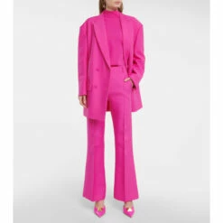 Valentino Crêpe Couture Flared Pants