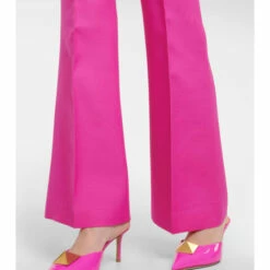 Valentino Crêpe Couture Flared Pants -Deals Valentino Store unnamed file 820
