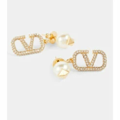 Valentino VLogo Embellished Earrings -Deals Valentino Store unnamed file 835