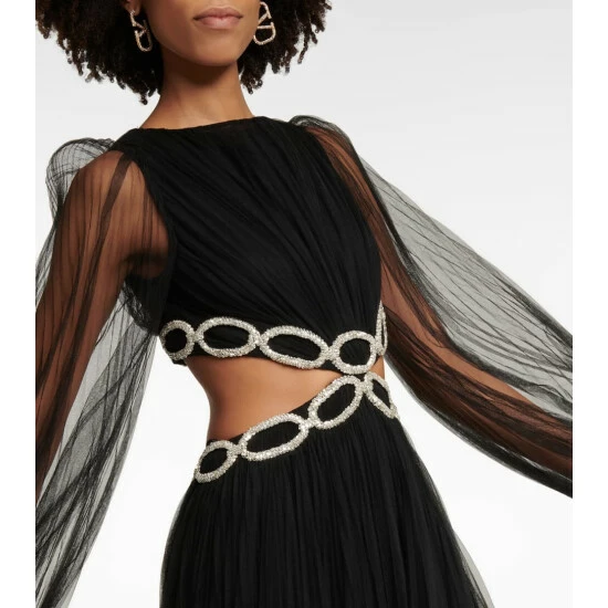 Valentino Embellished Cutout Tulle Gown 5 Valentino Embellished Cutout Tulle Gown - Image 3