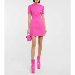 Valentino Wool And Silk Crêpe Minidress